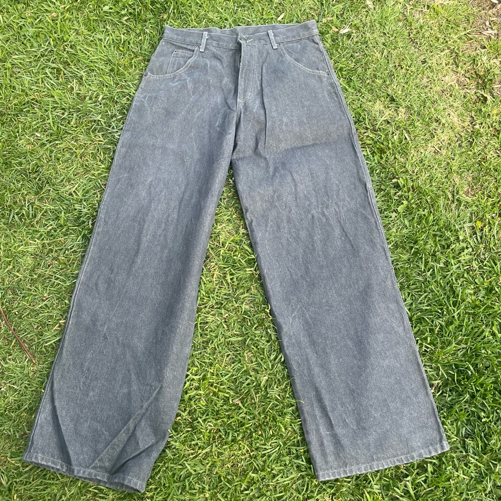 GRAIL VINTAGE 90s Y2K SOLO BRAND WIDE LEG BAGGY EXTREME LEG ICON CHOLO VATO 34
